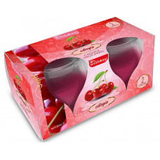 CANDELA VASETTO 60GR 2PZ BLACK CHERRY (8pz)